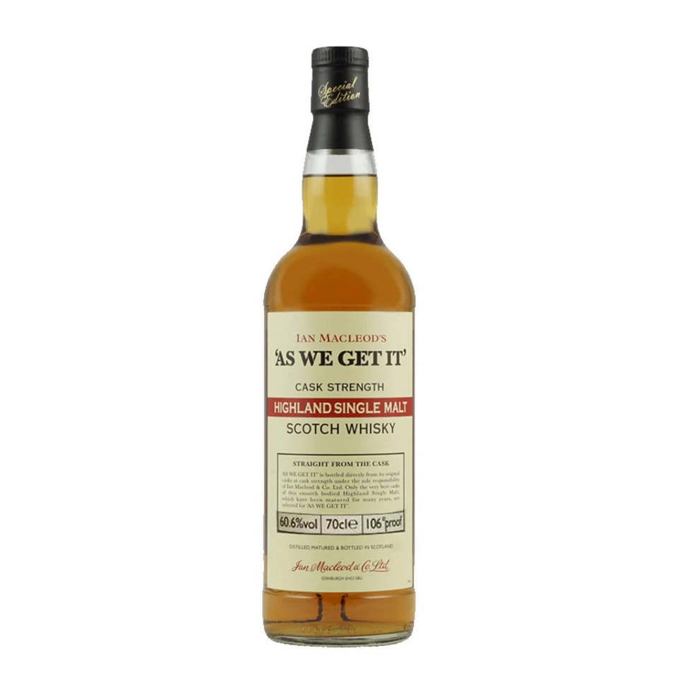As We Get It Highland Whisky
