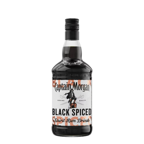 Captain Morgan Black Spiced Rum 1L
