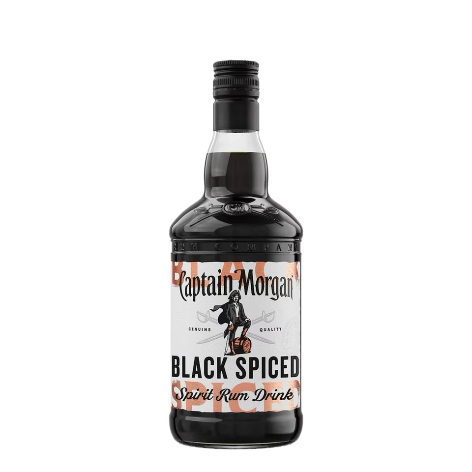 Captain Morgan Black Spiced Rum 1L