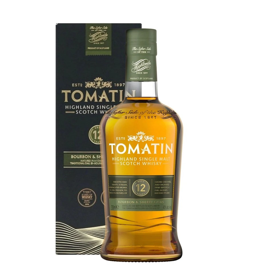 Tomatin 12 Years Bourbon & Sherry Cask Whisky