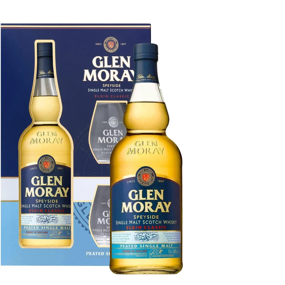 Glen Moray Peated Whisky Gift Set