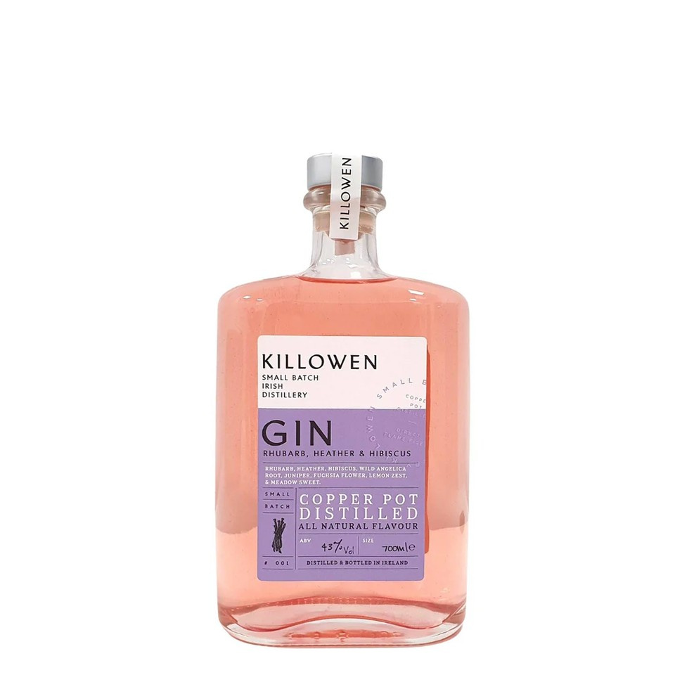 Killowen Rhubarb, Heather & Hibiscus Gin