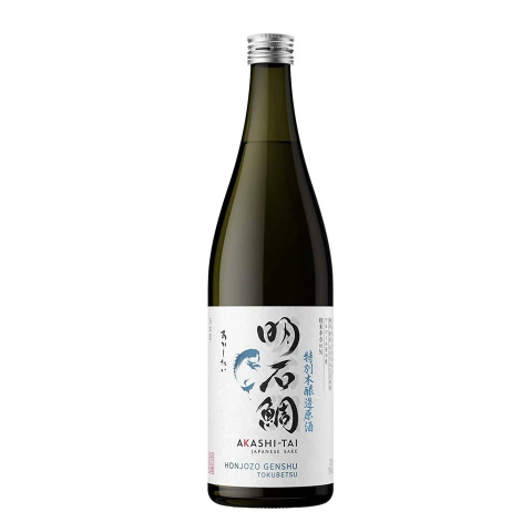 Akashi Honjozo Genshu Tokubetsu Gohyak Sake