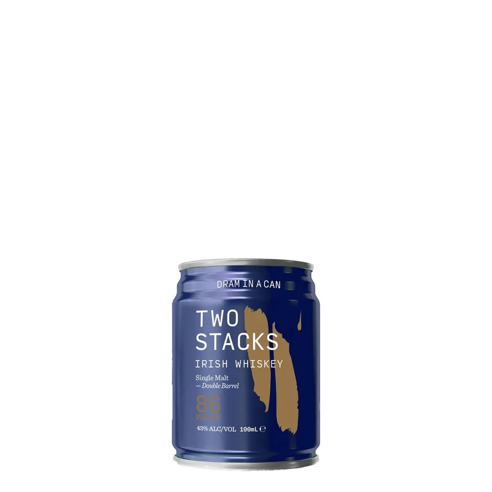 Two Stacks Dram In A Can Single Malt Whiskey
