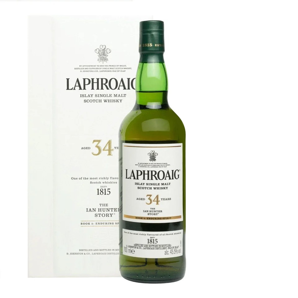 Laphroaig 34 Years The Ian Hunter Story Book 5 Whisky