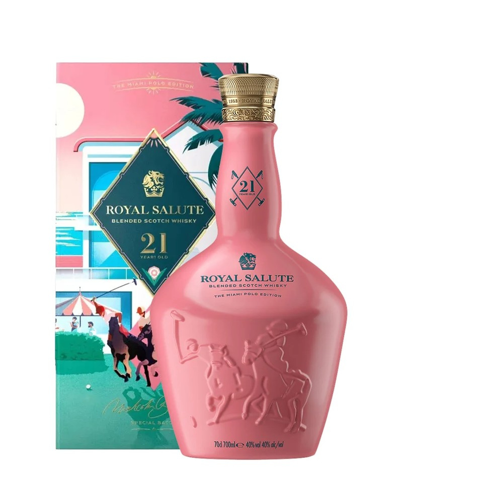 Royal Salute 21 Years Harris Miami Polo Edition Whisky