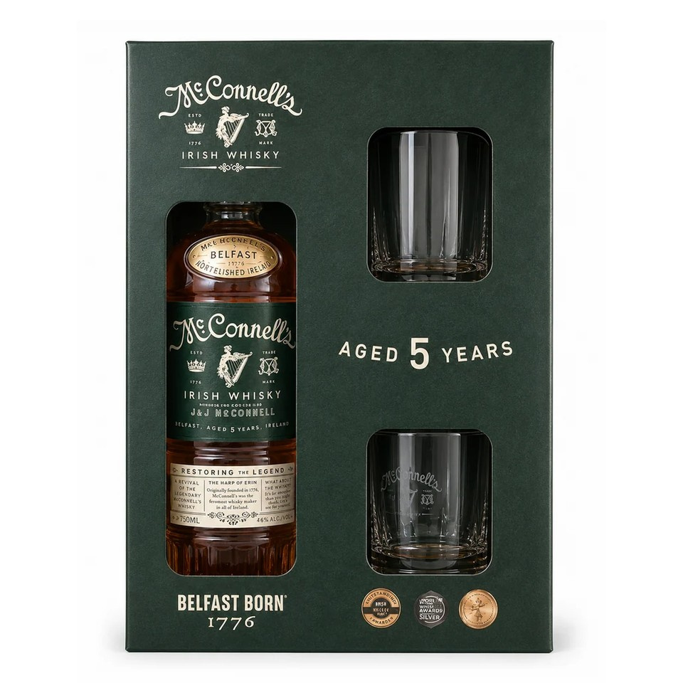 McConnells 5 Years Whiskey Glass Pack