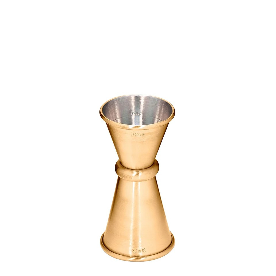 Japanese Jigger Gold Plated ½ / ¾ oz