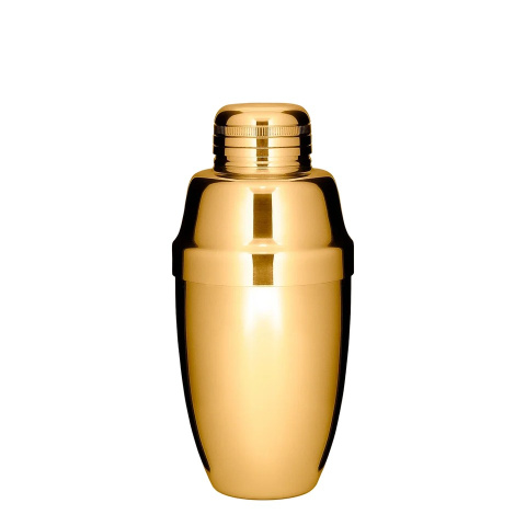 Cobbler Shaker Gold Plated 500ml