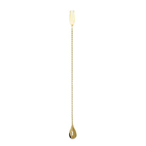 Trident Barspoon Gold Plated 50cm