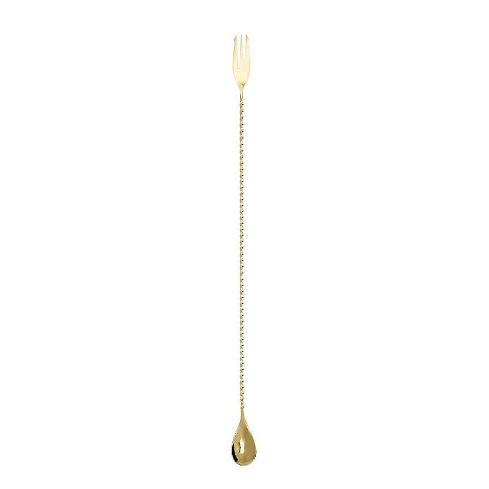 Trident Barspoon Gold Plated 50cm