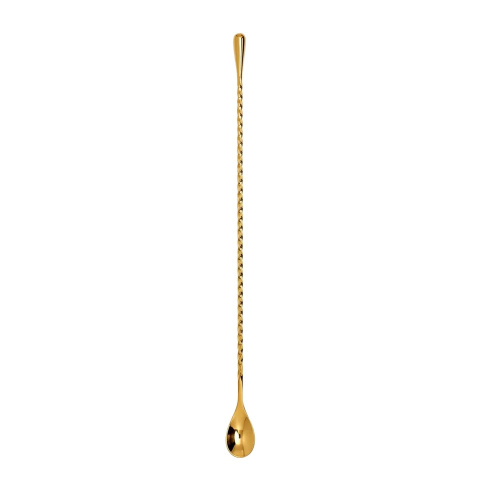 Teardrop Barspoon Gold Plated 30cm