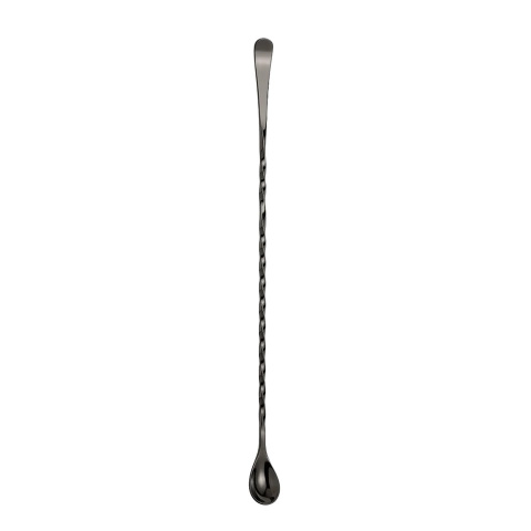 Bent Tip Barspoon Gunmetal Black 40cm