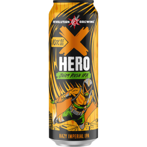 Revolution Brewing X-Hero Juicy Rush